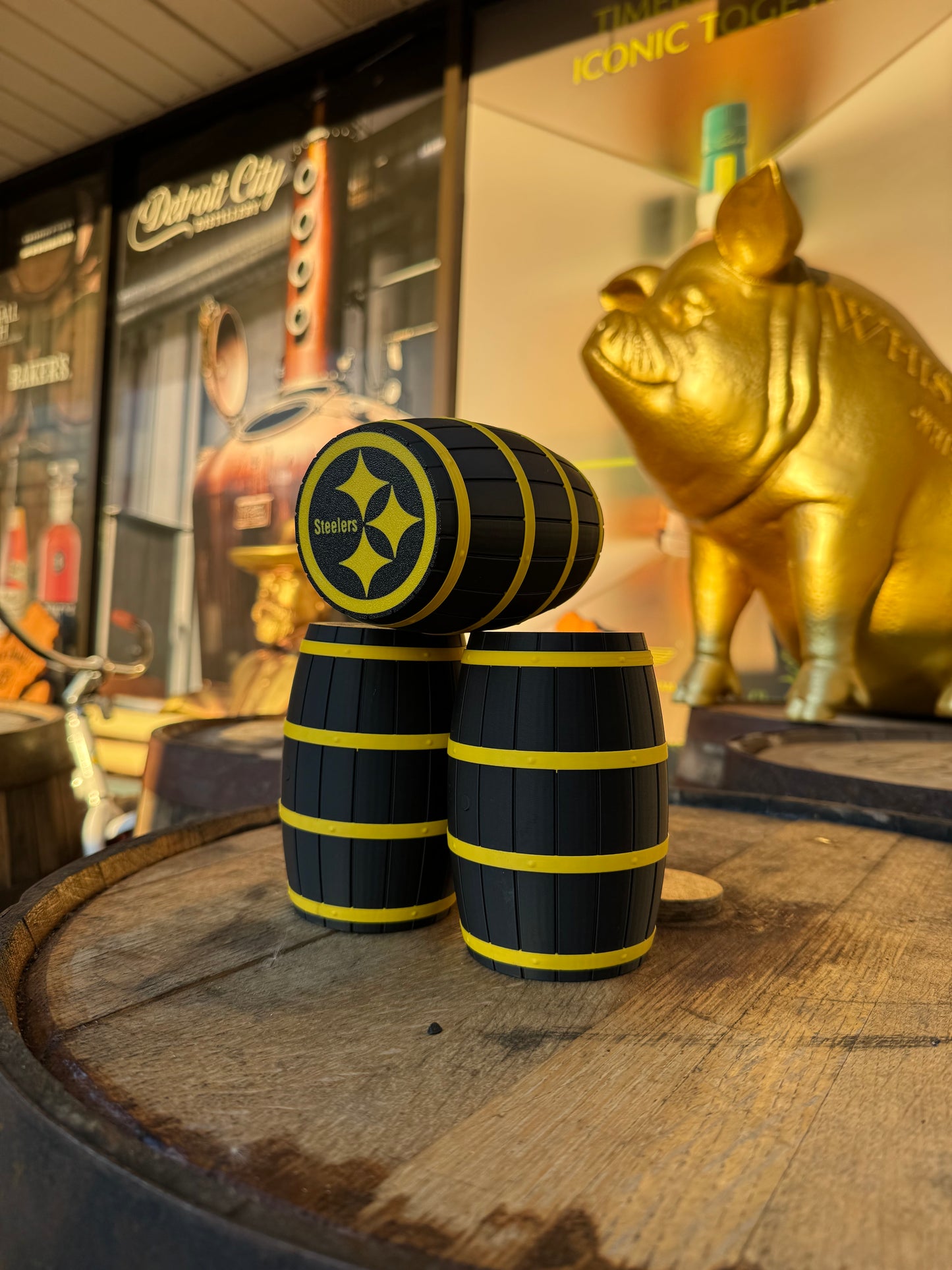 Team Bourbon Barrel Glencairn/Stash Travel Container