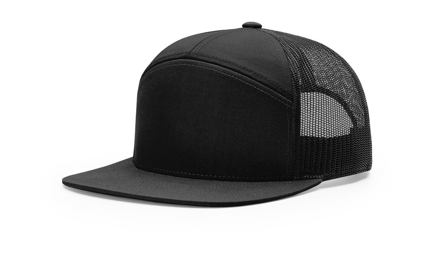 Custom Richardson 168 7 Panel SnapBack with Leatherette Patch