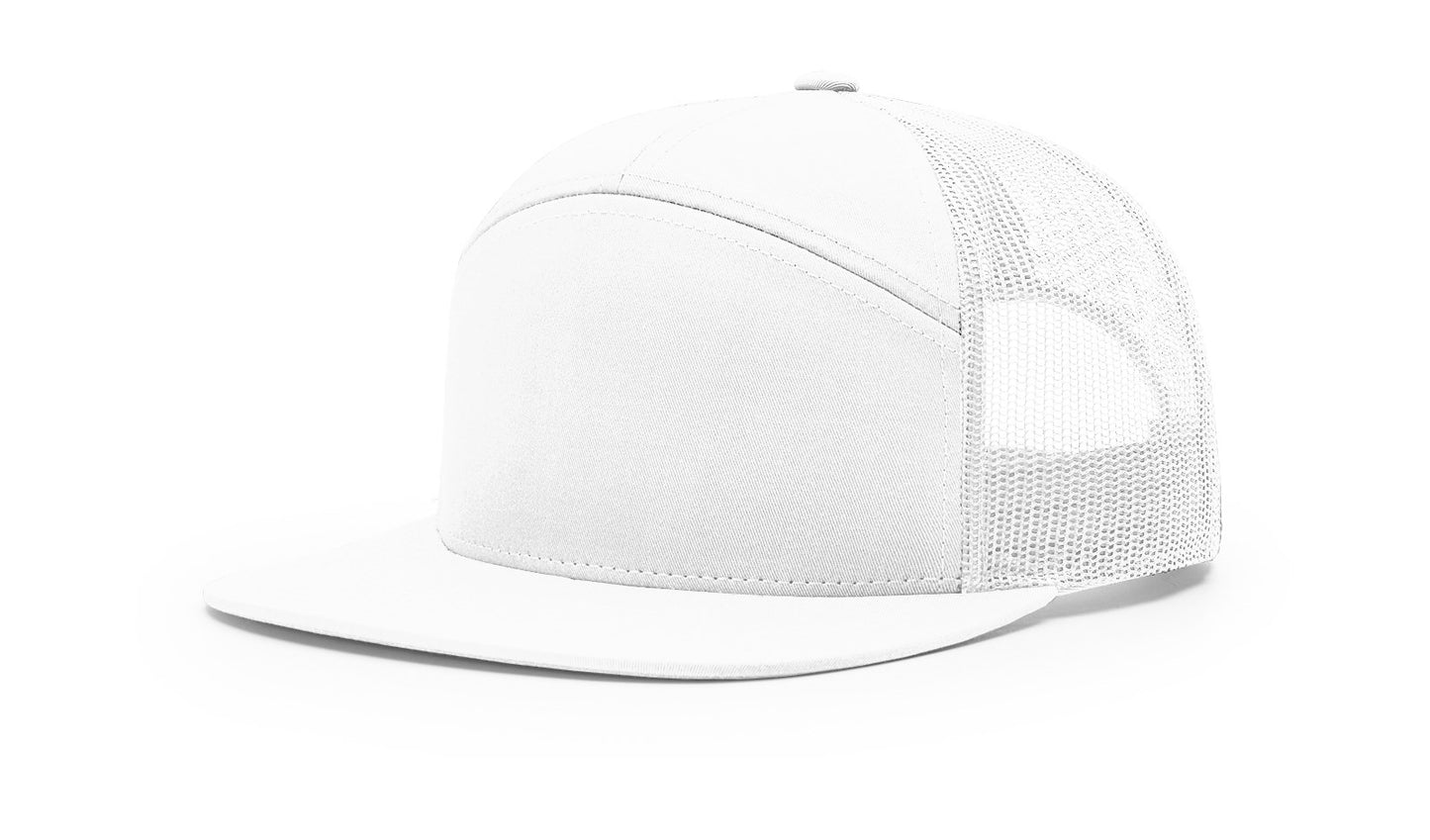 Custom Richardson 168 7 Panel SnapBack with Leatherette Patch