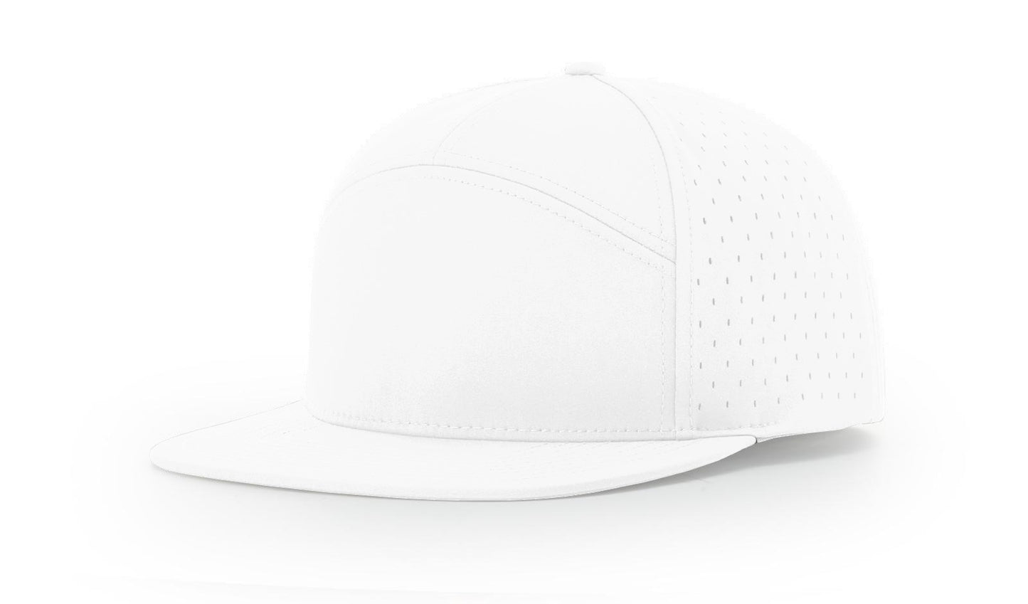 Custom Richardson 169 water resistant 7 Panel SnapBack with Leatherette Patch