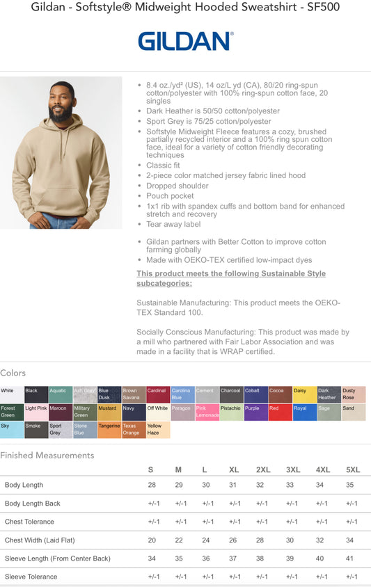 Lakes Lions Baseball Hooded SweatShirt