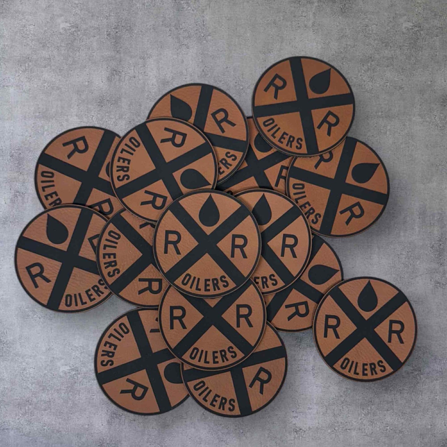 Custom Leatherette Engraved Patches