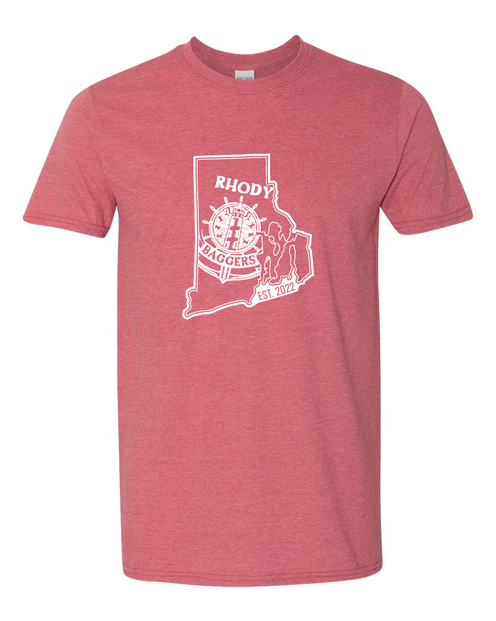 Rhody Baggers State Logo T-Shirt