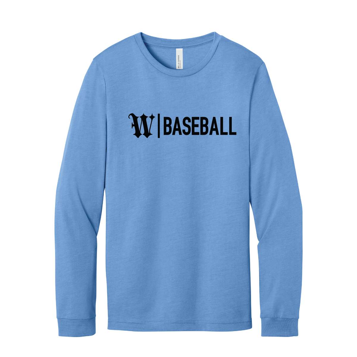 WOW Crew Neck Long Sleeve Shirts