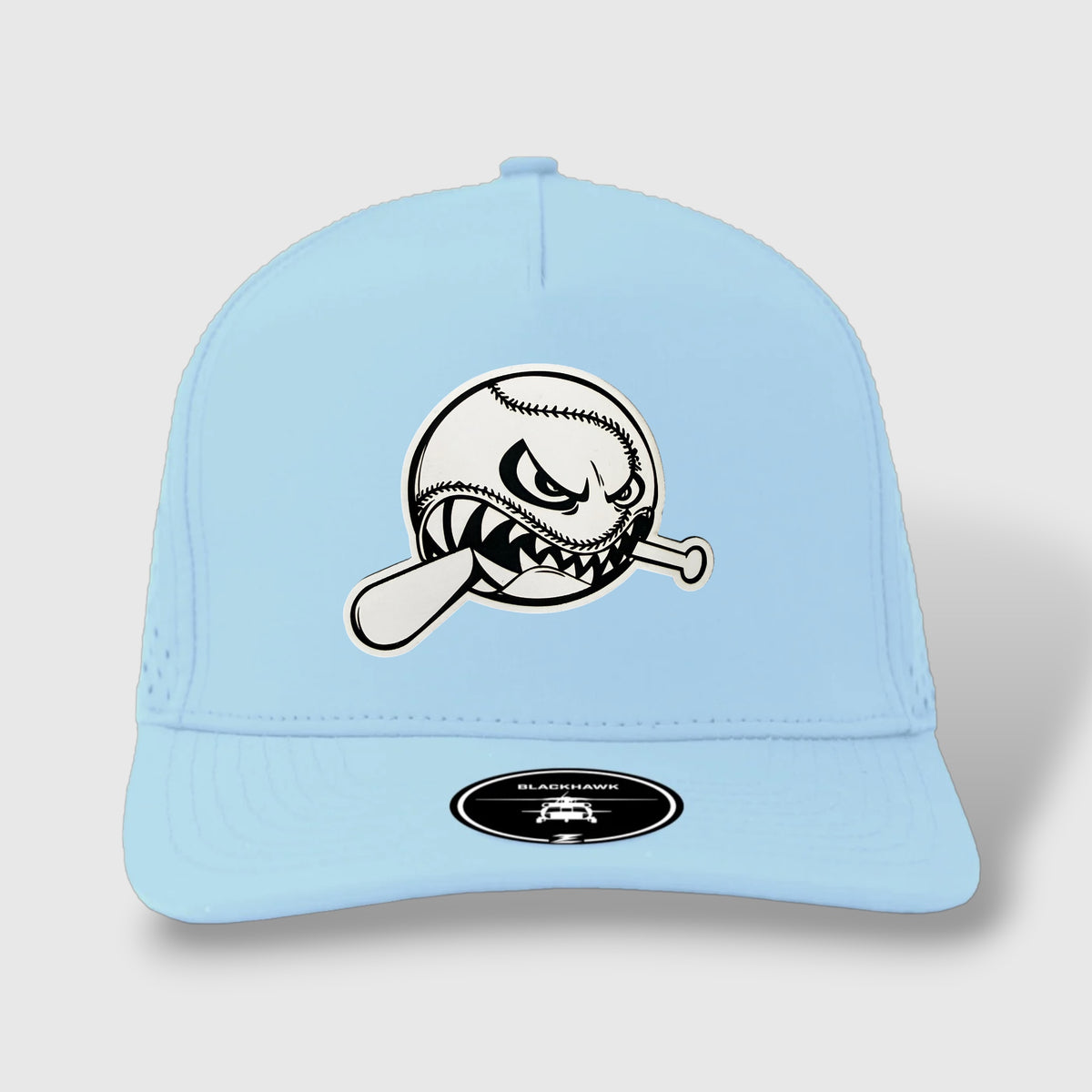 WOW Zapped Headwear Brand 5 Panel Curve Bill Baseball Logo