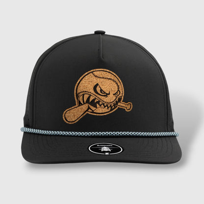 WOW Zapped Headwear Brand 5 Panel Curve Bill Baseball Logo