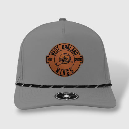 WOW Zapped Headwear Brand 5 Panel Curve Bill WOW Emblem