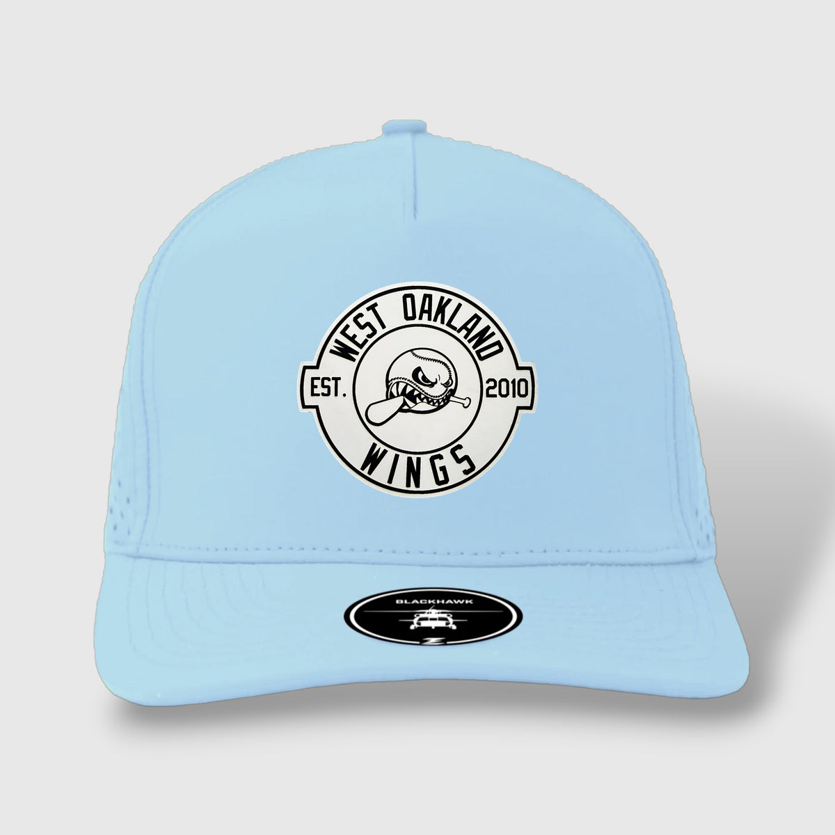 WOW Zapped Headwear Brand 5 Panel Curve Bill WOW Emblem