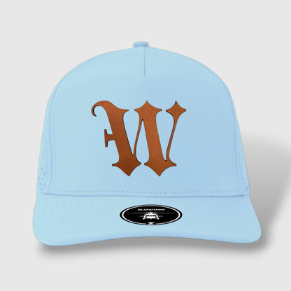WOW Zapped Headwear Brand 5 Panel Curve Bill W
