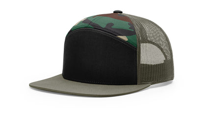 Custom Richardson 168 7 Panel SnapBack with Leatherette Patch