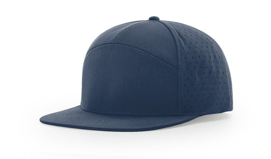 Custom Richardson 169 water resistant 7 Panel SnapBack with Leatherette Patch