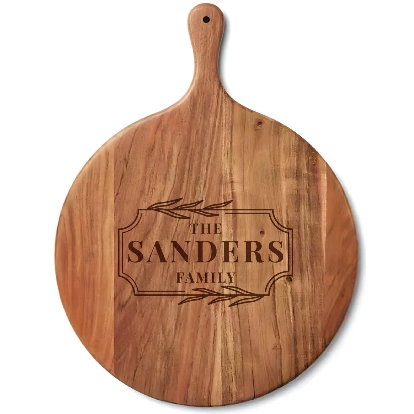 Custom Circle Charcuterie Board