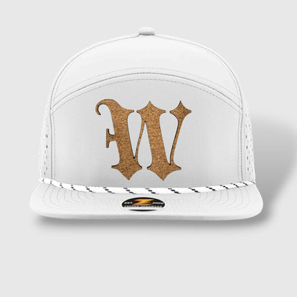 WOW Zapped Headwear Brand 7 Panel Flat Bill W