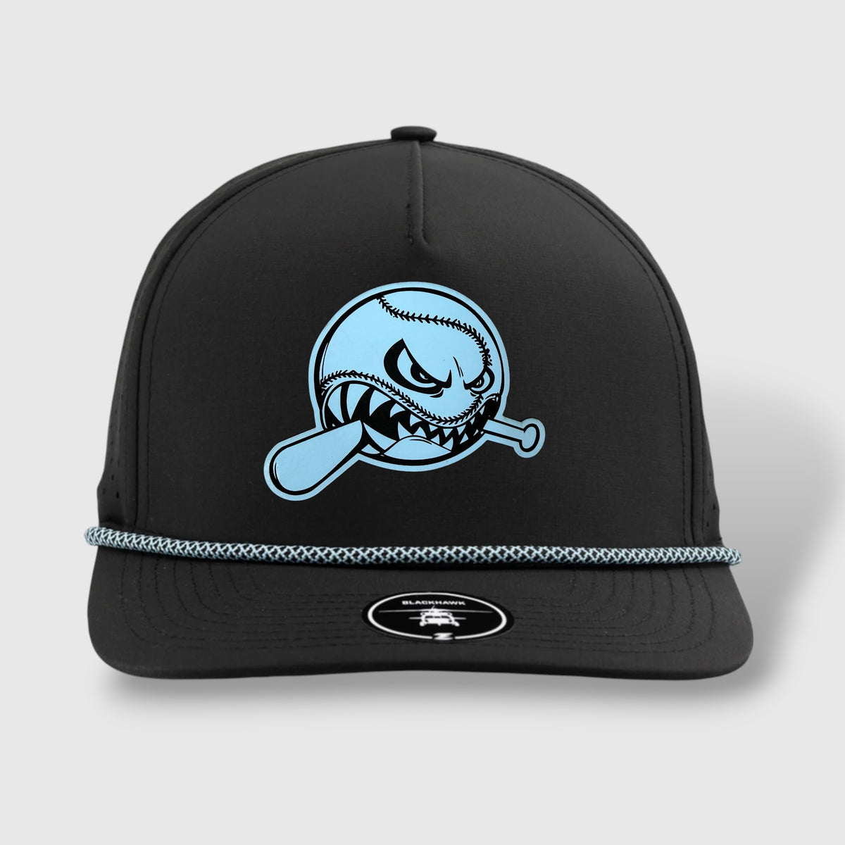 WOW Zapped Headwear Brand 5 Panel Curve Bill Baseball Logo