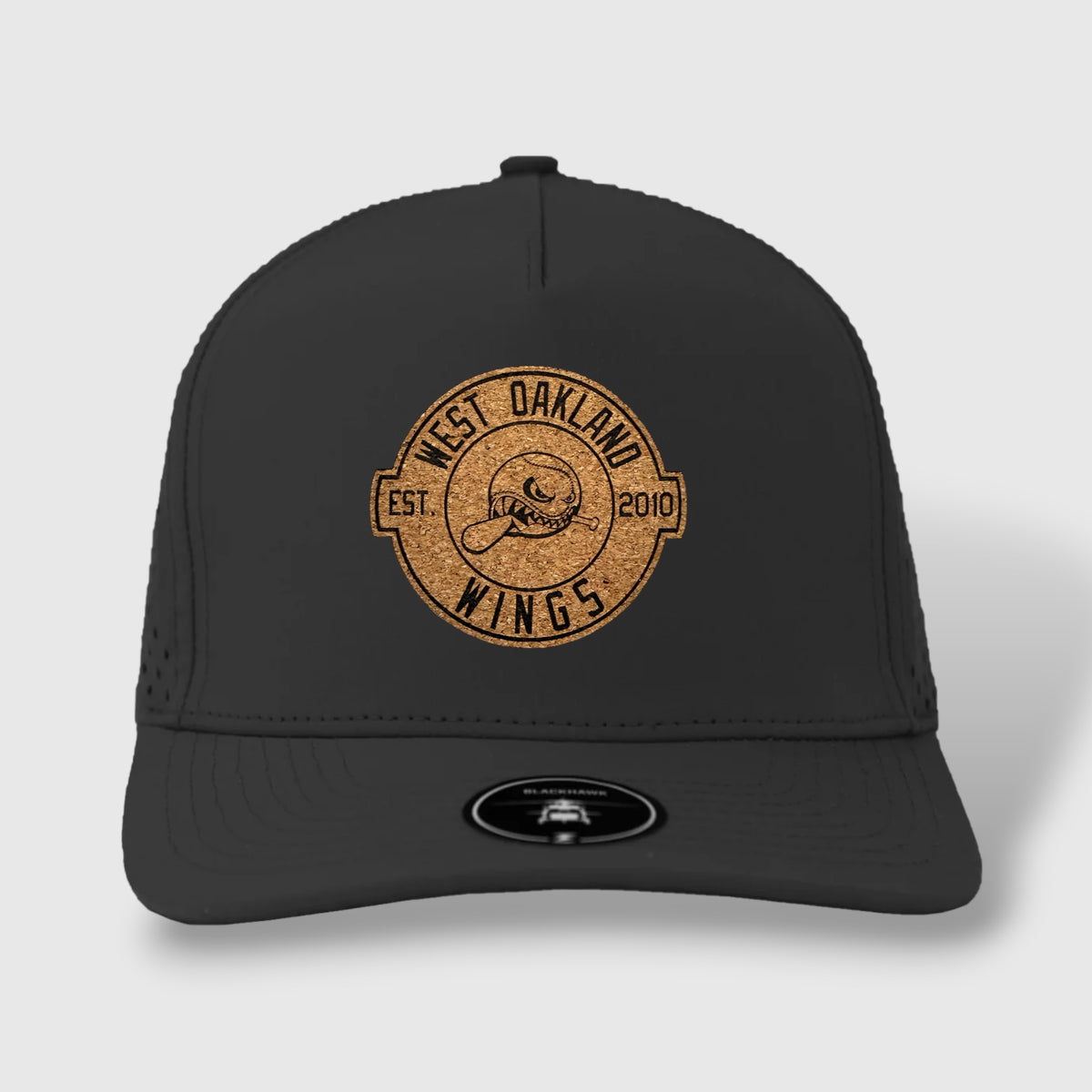 WOW Zapped Headwear Brand 5 Panel Curve Bill WOW Emblem