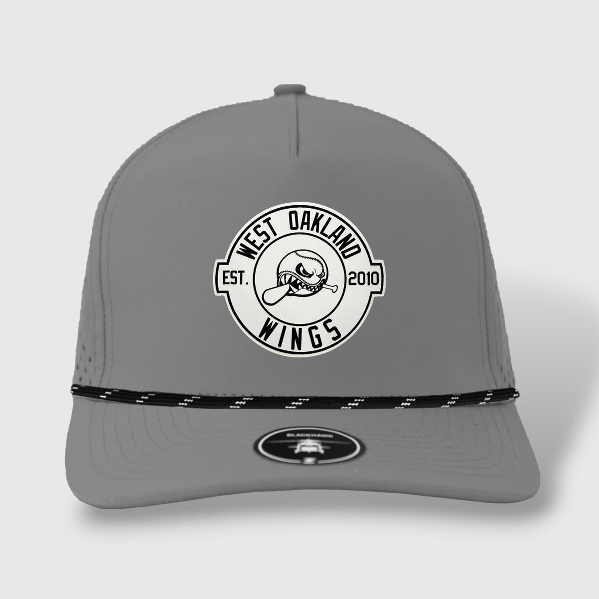 WOW Zapped Headwear Brand 5 Panel Curve Bill WOW Emblem
