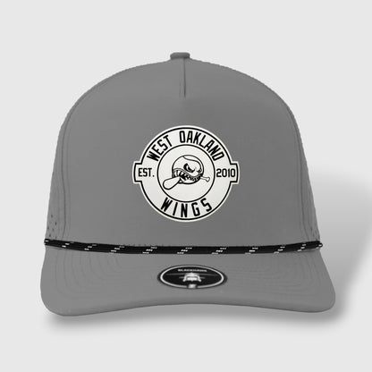 WOW Zapped Headwear Brand 5 Panel Curve Bill WOW Emblem