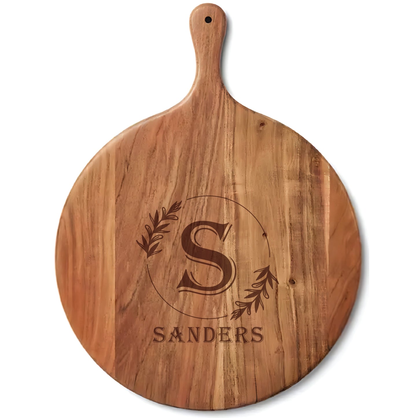 Custom Circle Charcuterie Board