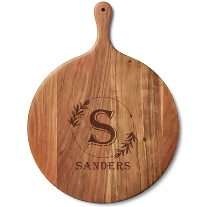 Custom Circle Charcuterie Board