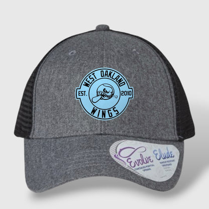 WOW Women's Modern Trucker Cap - CHARLIE WOW Emblem
