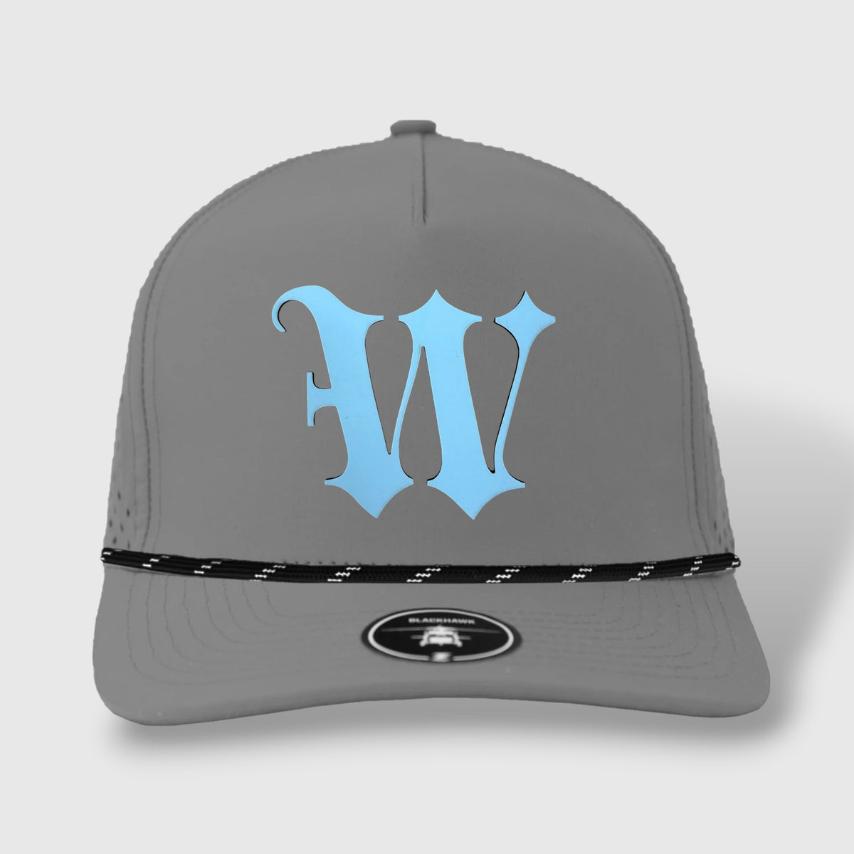 WOW Zapped Headwear Brand 5 Panel Curve Bill W
