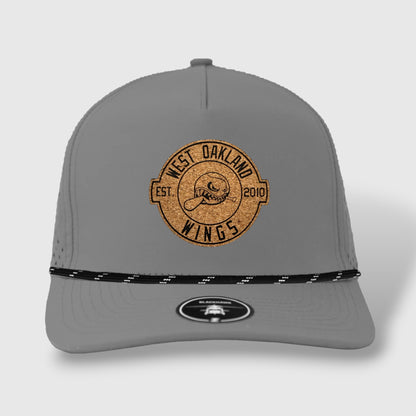 WOW Zapped Headwear Brand 5 Panel Curve Bill WOW Emblem