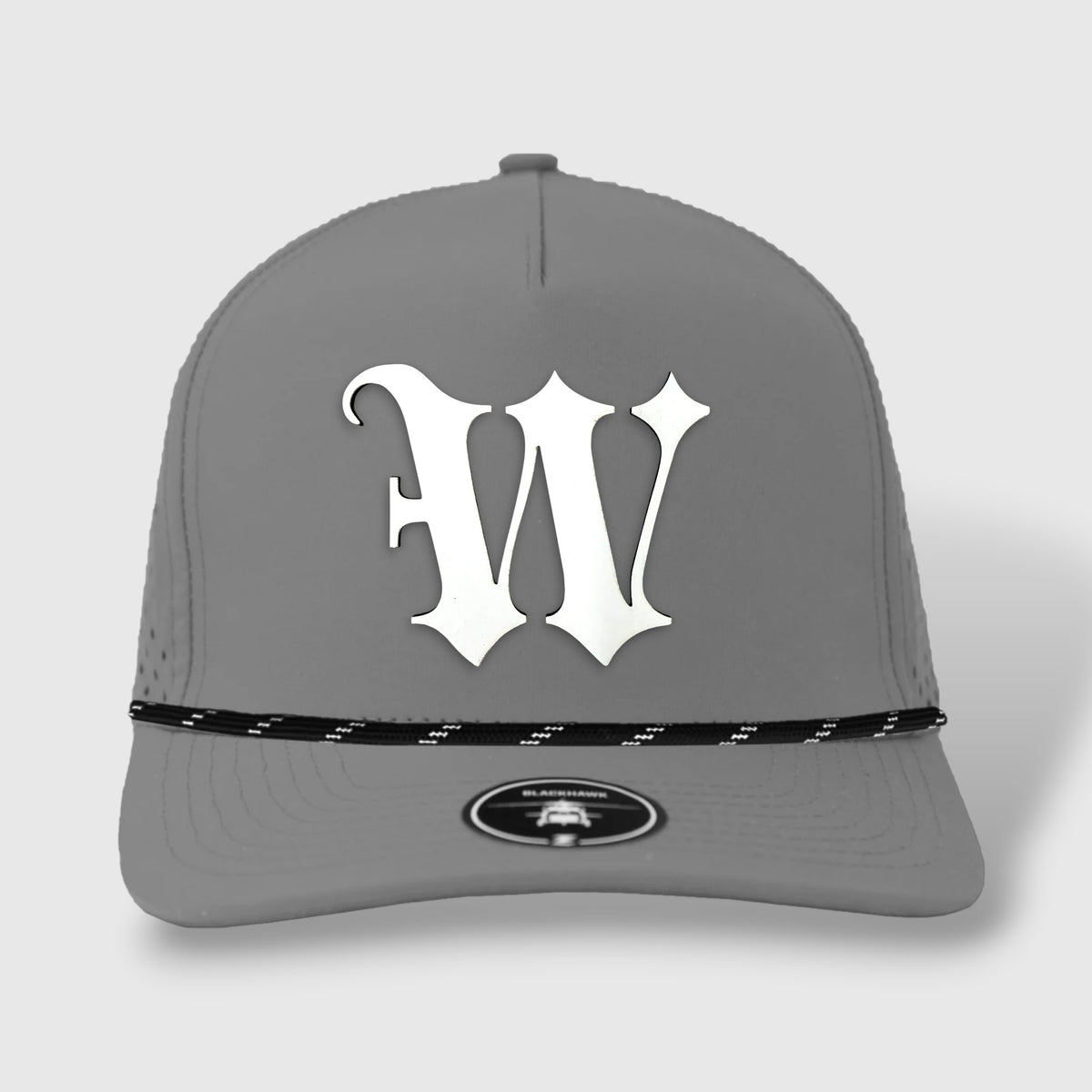 WOW Zapped Headwear Brand 5 Panel Curve Bill W