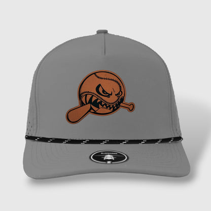 WOW Zapped Headwear Brand 5 Panel Curve Bill Baseball Logo