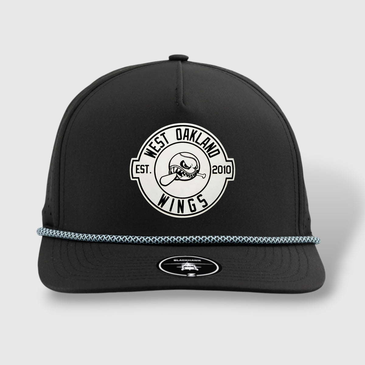 WOW Zapped Headwear Brand 5 Panel Curve Bill WOW Emblem