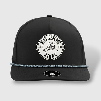 WOW Zapped Headwear Brand 5 Panel Curve Bill WOW Emblem