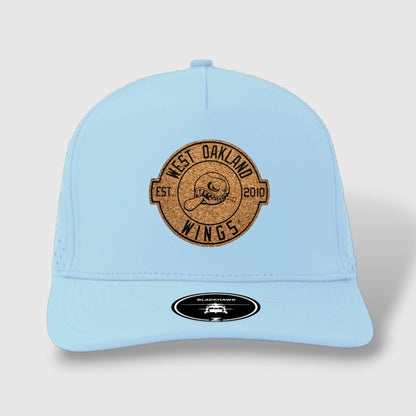 WOW Zapped Headwear Brand 5 Panel Curve Bill WOW Emblem