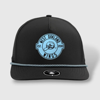 WOW Zapped Headwear Brand 5 Panel Curve Bill WOW Emblem