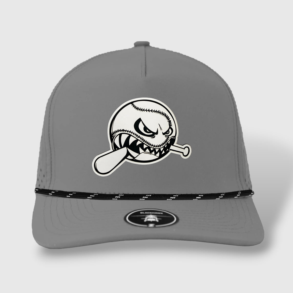 WOW Zapped Headwear Brand 5 Panel Curve Bill Baseball Logo