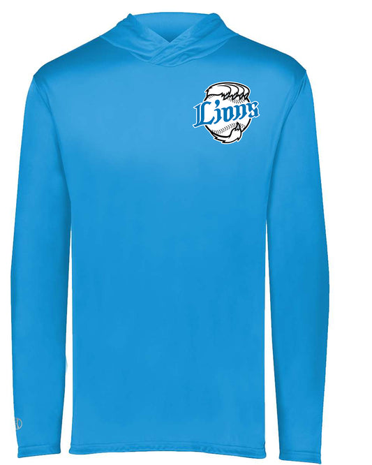 Lakes Lions Baseball Holloway Hooded Long Sleeve