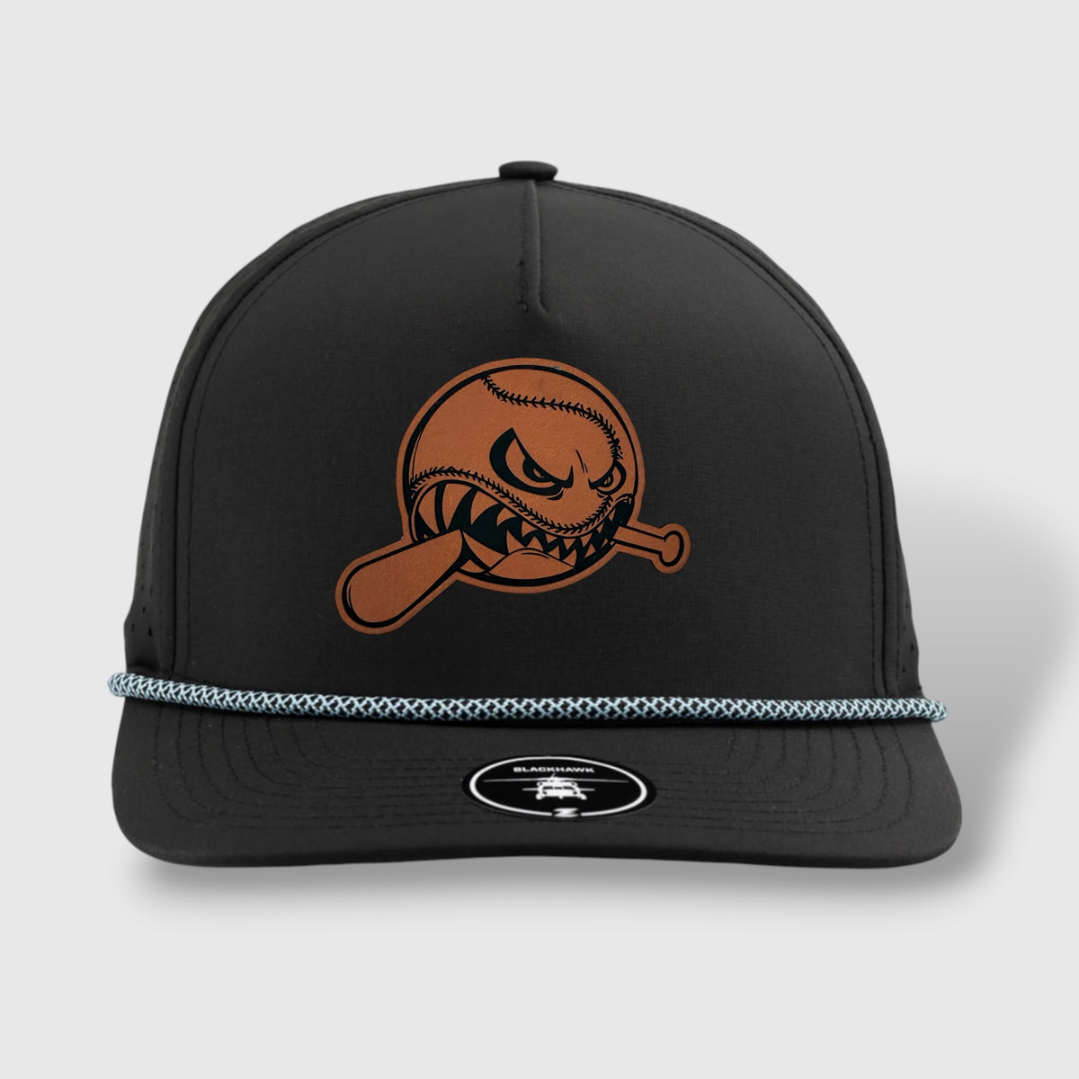 WOW Zapped Headwear Brand 5 Panel Curve Bill Baseball Logo