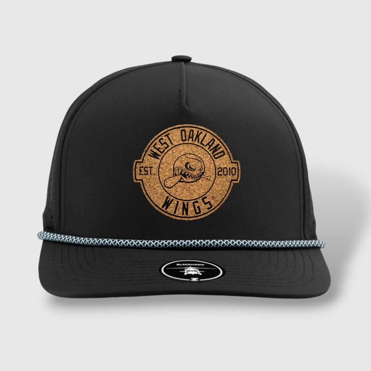 WOW Zapped Headwear Brand 5 Panel Curve Bill WOW Emblem