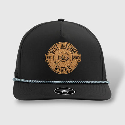 WOW Zapped Headwear Brand 5 Panel Curve Bill WOW Emblem