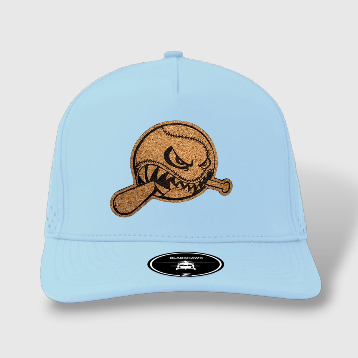 WOW Zapped Headwear Brand 5 Panel Curve Bill Baseball Logo