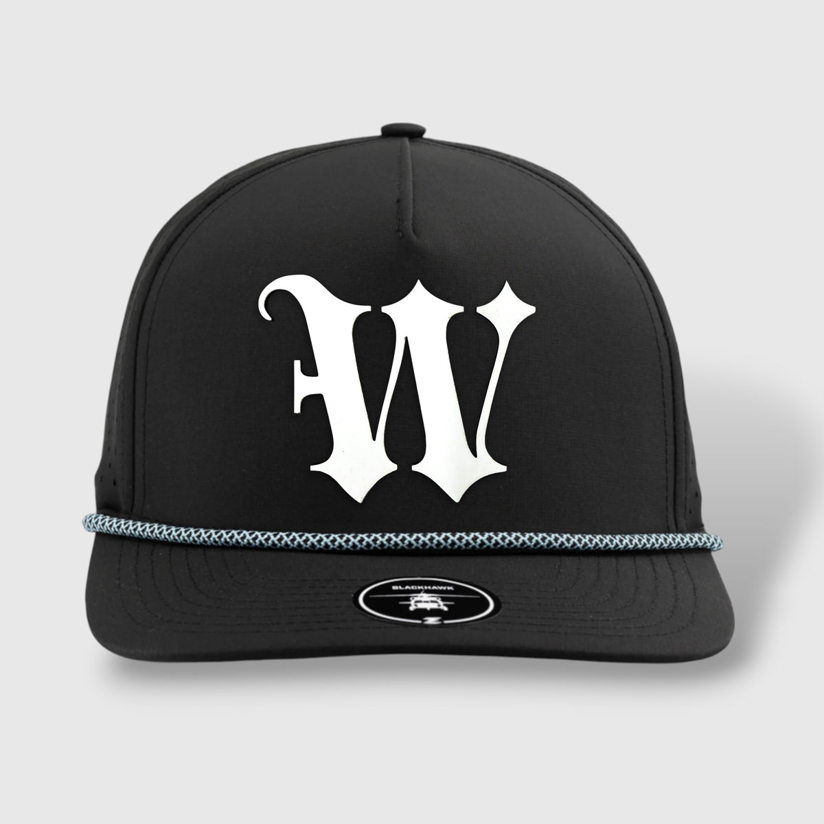 WOW Zapped Headwear Brand 5 Panel Curve Bill W