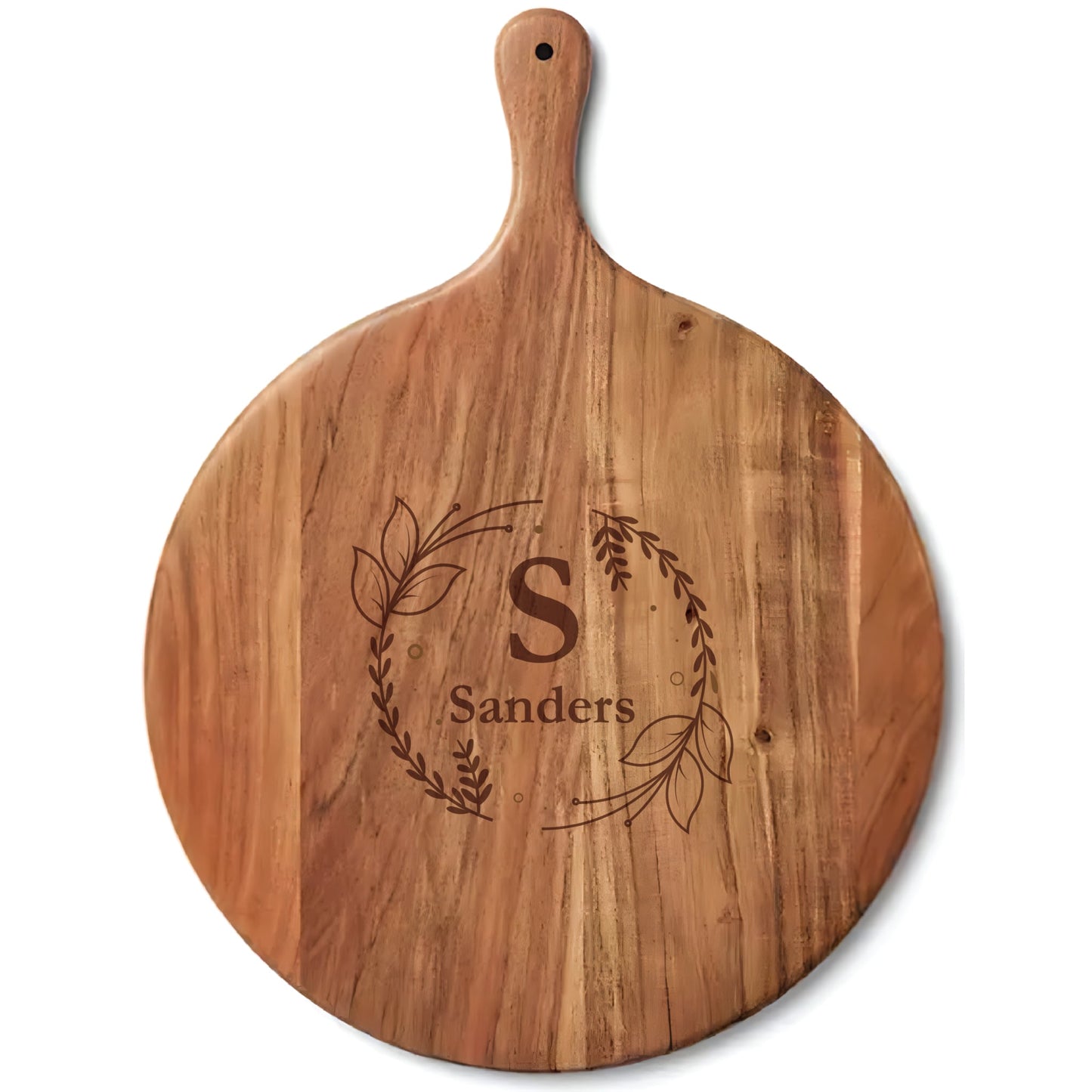 Custom Circle Charcuterie Board