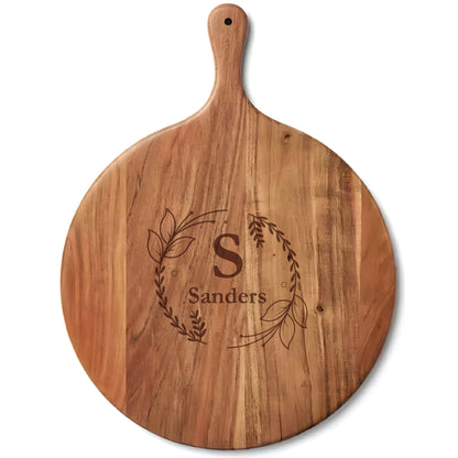 Custom Circle Charcuterie Board