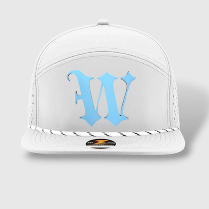 WOW Zapped Headwear Brand 7 Panel Flat Bill W