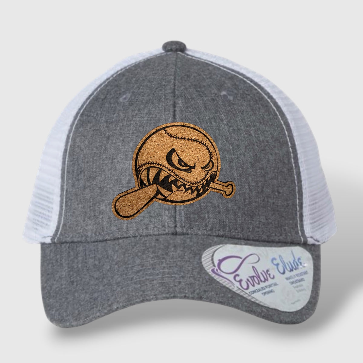 WOW Women's Modern Trucker Cap - CHARLIE Baseball Logo