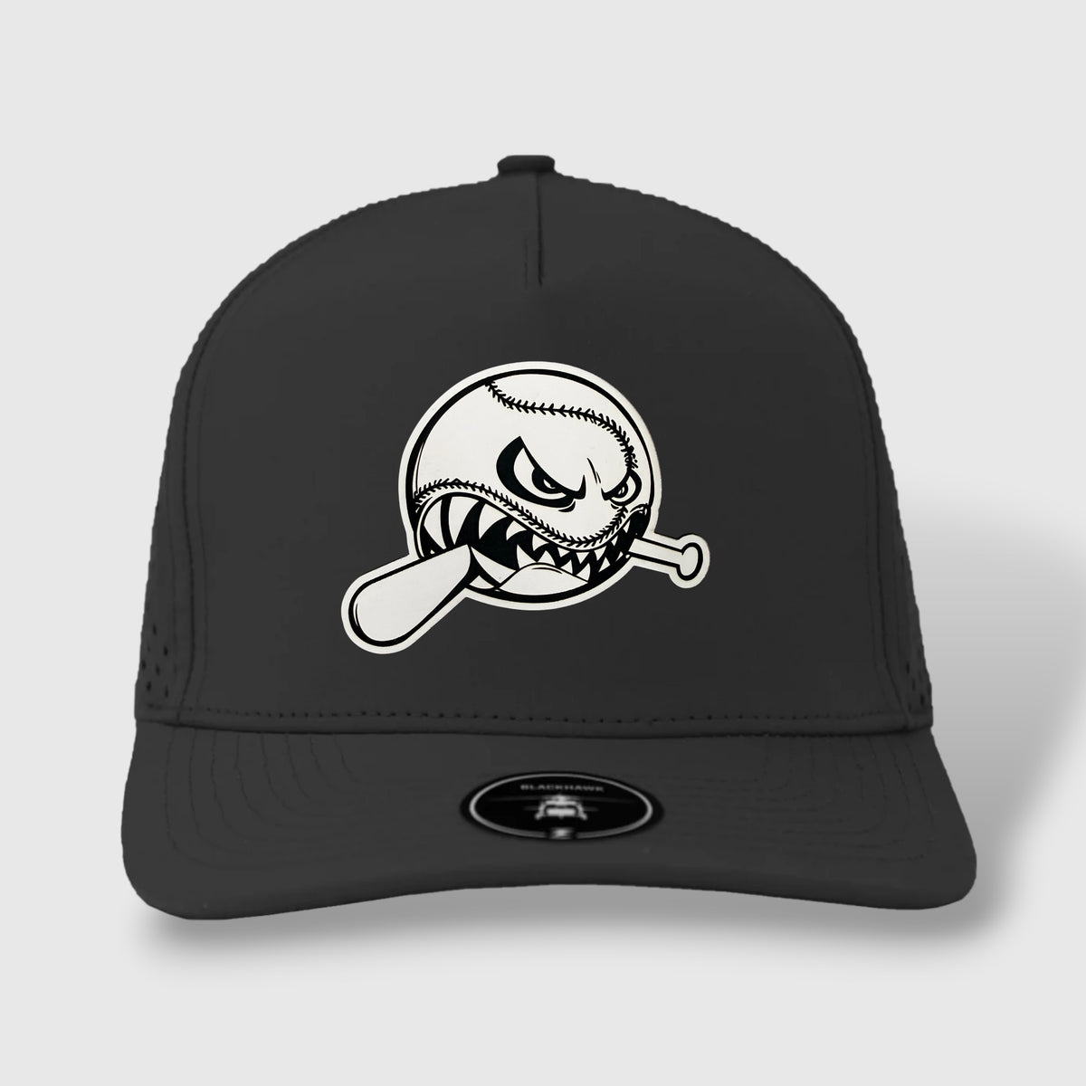 WOW Zapped Headwear Brand 5 Panel Curve Bill Baseball Logo