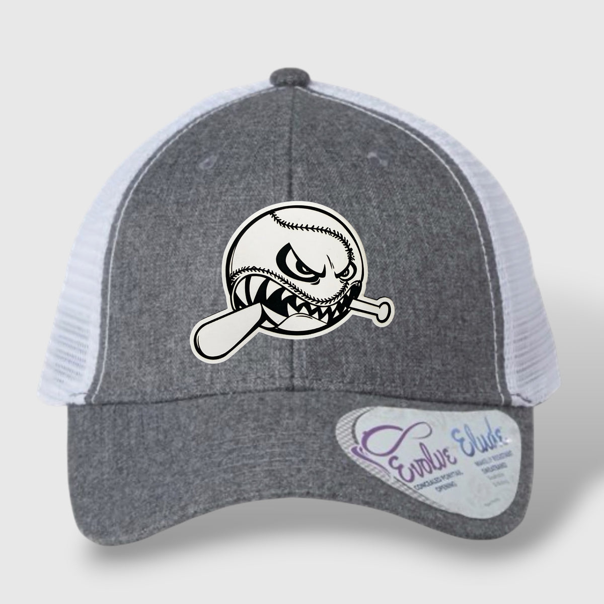 WOW Women's Modern Trucker Cap - CHARLIE Baseball Logo