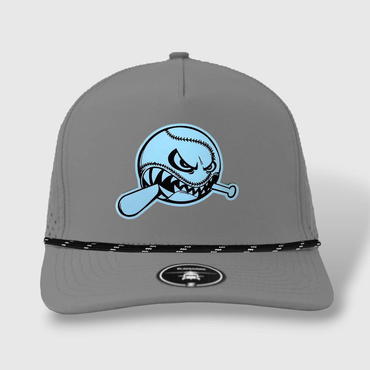 WOW Zapped Headwear Brand 5 Panel Curve Bill Baseball Logo