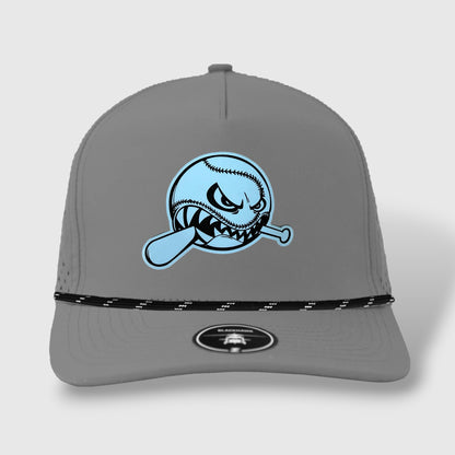 WOW Zapped Headwear Brand 5 Panel Curve Bill Baseball Logo