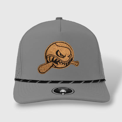 WOW Zapped Headwear Brand 5 Panel Curve Bill Baseball Logo