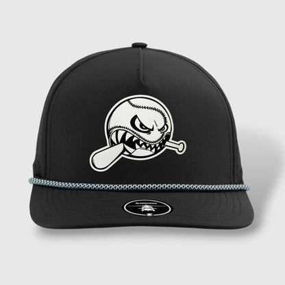 WOW Zapped Headwear Brand 5 Panel Curve Bill Baseball Logo