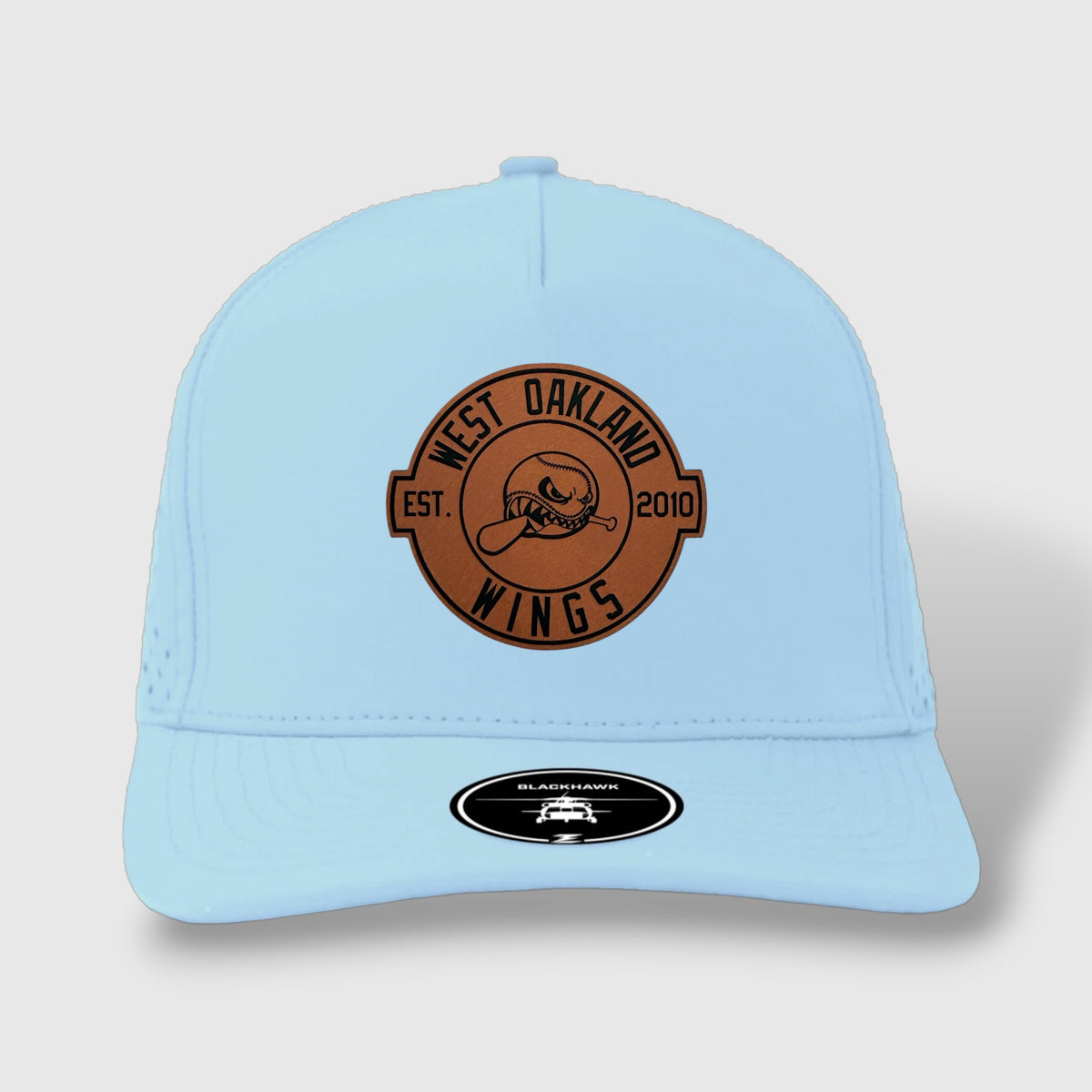 WOW Zapped Headwear Brand 5 Panel Curve Bill WOW Emblem